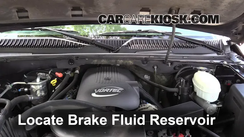 2003 Chevrolet Tahoe LS 5.3L V8 Brake Fluid Add Fluid